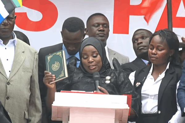 Stacia Mayanja sworn in as president of National Peasants Party