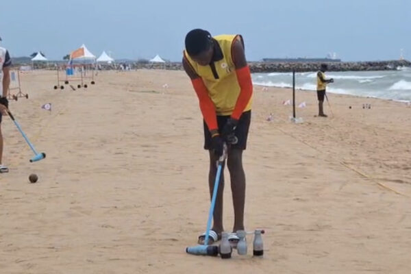 Uganda storms semifinals at Beach Woodball World Cup